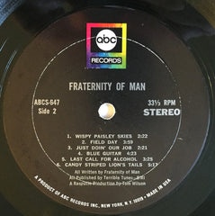 The Fraternity Of Man : The Fraternity Of Man (LP, Album, Mon)