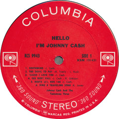Johnny Cash : Hello, I'm Johnny Cash (LP, Album, Ter)