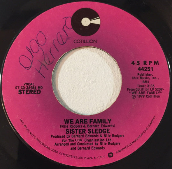 Sister Sledge : We Are Family (7", Single, MO)
