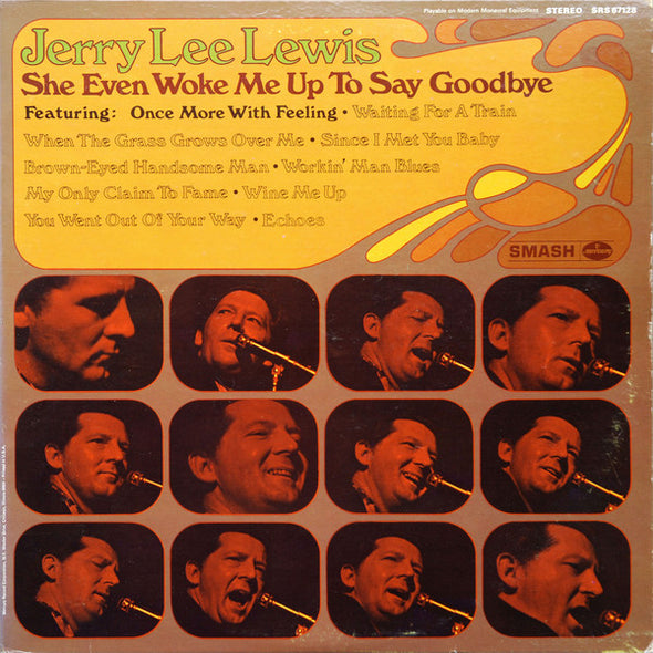 Jerry Lee Lewis : She Even Woke Me Up To Say Goodbye (LP, Album, MR)