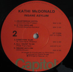 Kathi McDonald : Insane Asylum (LP, Album, Win)