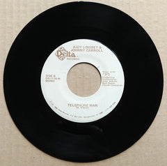 Judy Lindsey & Johnny Carroll : The Telephone Man (7", Single, Mono)