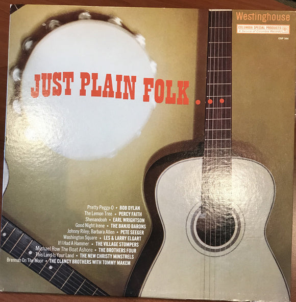 Various : Just Plain Folk (LP, Album)