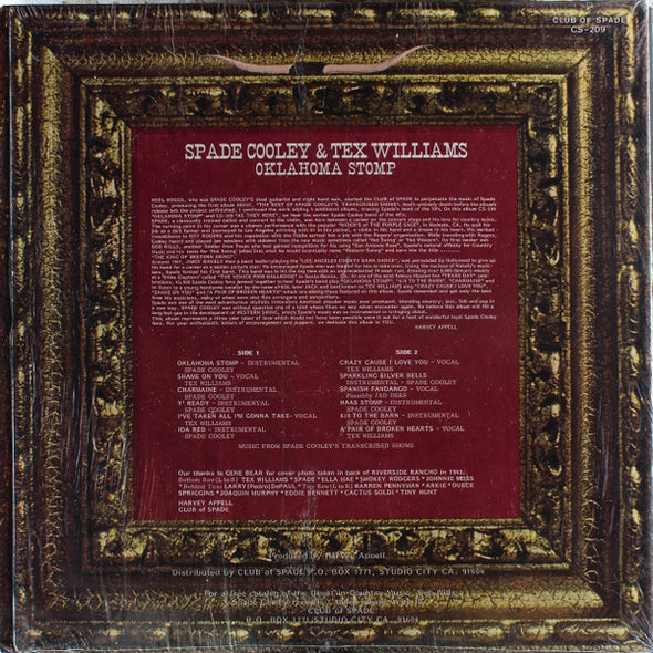 Spade Cooley & Tex Williams : Oklahoma Stomp (LP, Album)