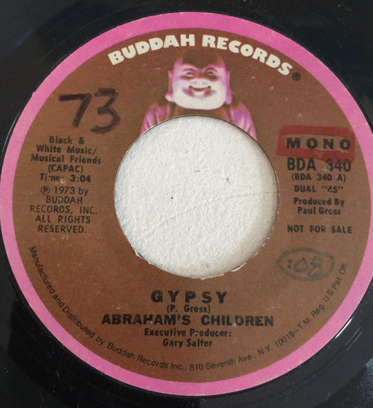 Abraham's Children : Gypsy (7", Single, Promo)