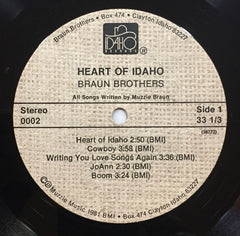 Braun Brothers : Heart of Idaho (LP, Album)