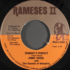 Jimmy Angel (2) And The Sounds Of Memphis : Nobody's Perfect (7")