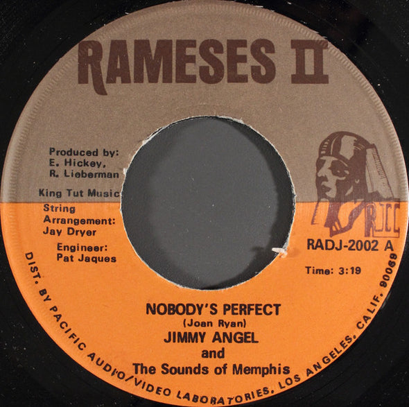 Jimmy Angel (2) And The Sounds Of Memphis : Nobody's Perfect (7")