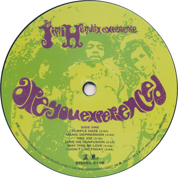 The Jimi Hendrix Experience : Are You Experienced (LP, Album, RE, RM, RP, 180)