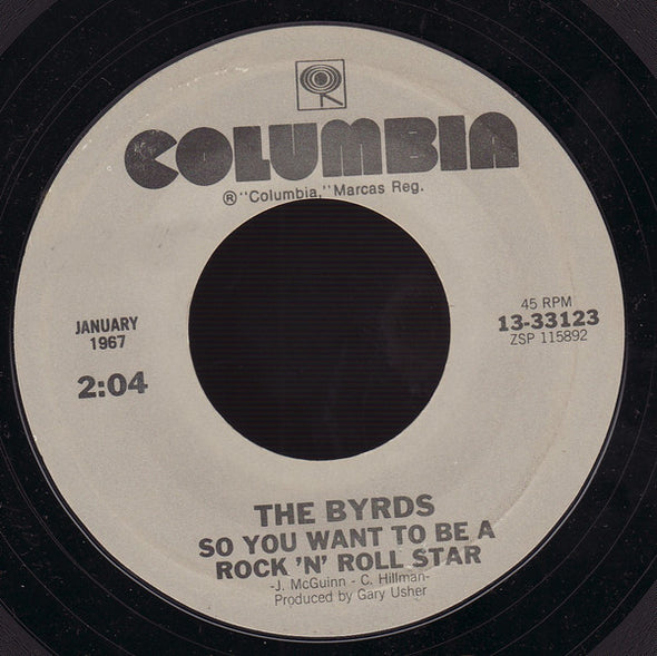 The Byrds : So You Want To Be A Rock 'N' Roll Star / My Back Pages (7", RE)