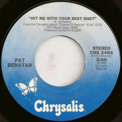 Pat Benatar : Hit Me With Your Best Shot (7", Single, Ter)