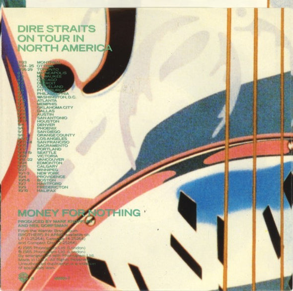 Dire Straits : Money For Nothing (7", Single, Spe)
