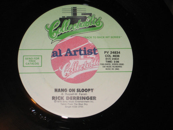 Rick Derringer : Rock And Roll, Hoochie Koo / Hang On Sloopy (7", Single, RE)