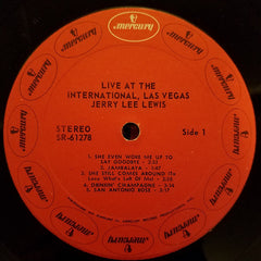 Jerry Lee Lewis : Live At The International, Las Vegas (LP, Album)