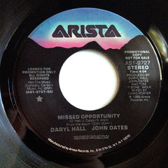 Daryl Hall & John Oates : Missed Opportunity (7", Promo)