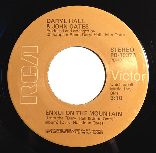 Daryl Hall & John Oates : Camellia (7", Single)
