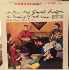 Jimmie Rodgers (2) With Joe Reisman's Orchestra And Chorus* : At Home With Jimmie Rodgers - An Evening Of Folk Songs (LP)