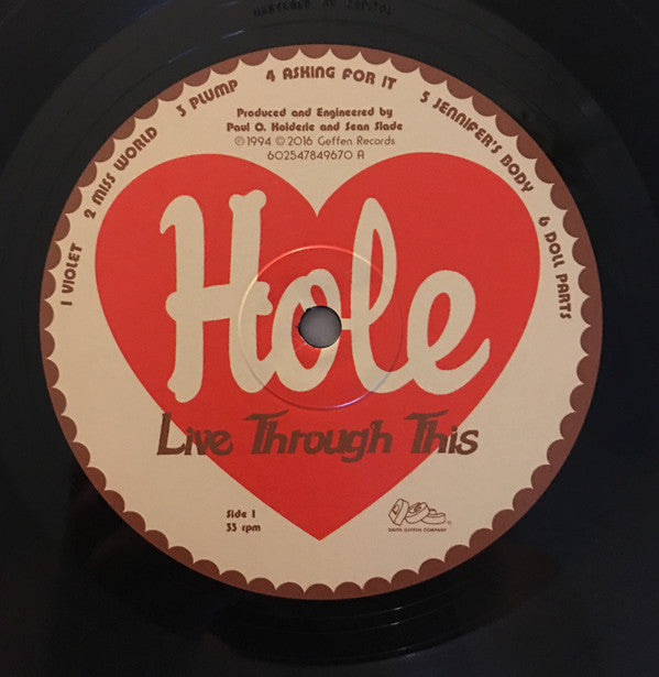 Hole (2) : Live Through This (LP, Album, RE, 180)