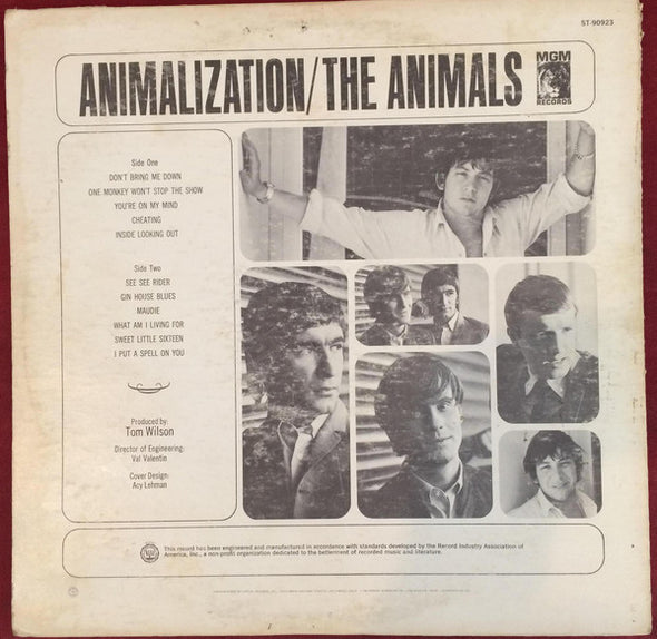 The Animals : Animalization (LP, Album, Club, Cap)