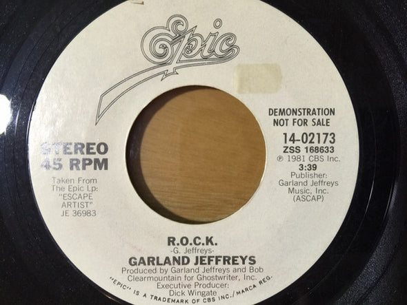 Garland Jeffreys : R.O.C.K  (7", Promo)