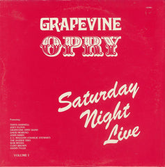 Various : Grapevine Opry Saturday Night Live Volume 1 (LP, Album)
