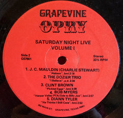 Various : Grapevine Opry Saturday Night Live Volume 1 (LP, Album)