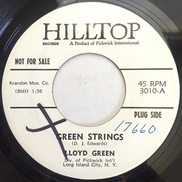 Lloyd Green : Green Strings (7", Single, Promo)