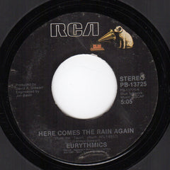 Eurythmics : Here Comes The Rain Again (Long Version) (7", Single, Styrene, Ind)