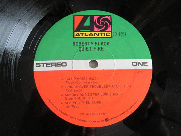 Roberta Flack : Quiet Fire (LP, Album, RE, PR)