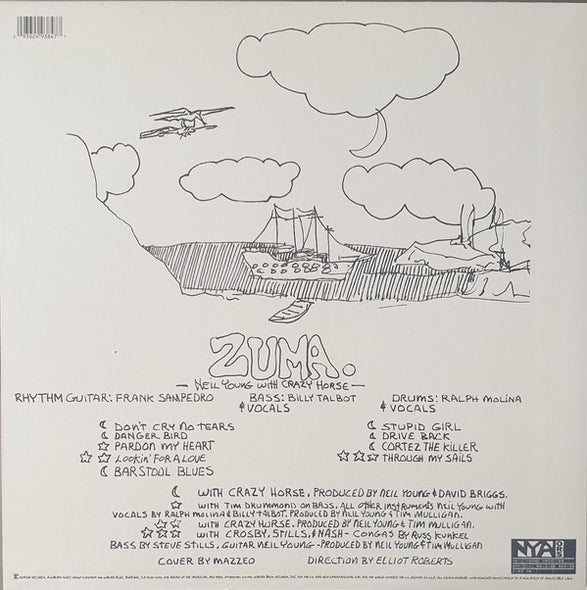 Neil Young With Crazy Horse* : Zuma (LP, Album, RE, RM)