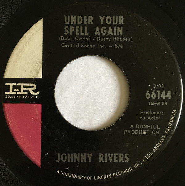 Johnny Rivers : Under Your Spell Again (7", Single)