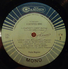 Porter Wagoner : A Satisfied Mind (LP, Album, Comp, Mono, Ind)