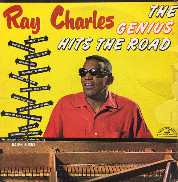 Ray Charles : The Genius Hits The Road (LP, Album, Mono)