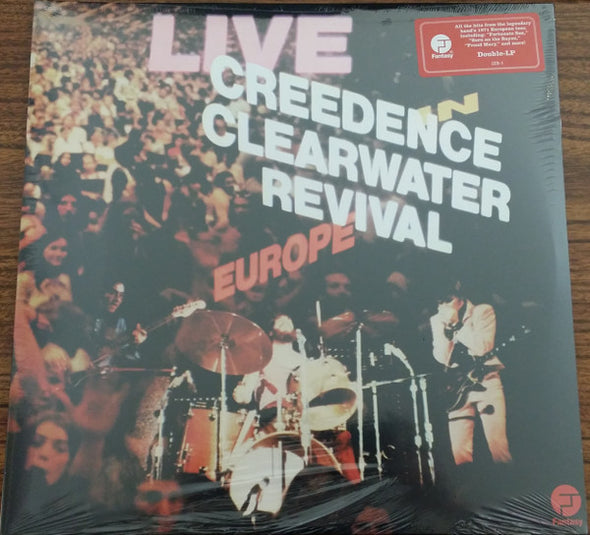 Creedence Clearwater Revival : Live In Europe (2xLP, Album, RE)