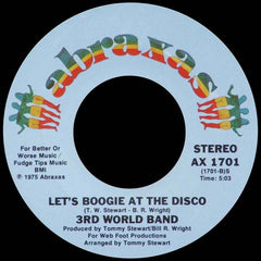 3rd World Band : Disco Hop / Let's Boogie At The Disco (7", Styrene)