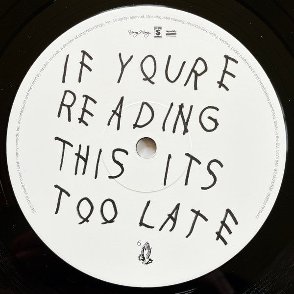 Drake : If You're Reading This It's Too Late (2xLP, Mixtape)