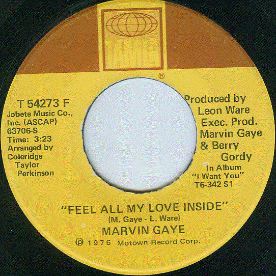 Marvin Gaye : After The Dance / Feel All My Love Inside (7", Single)