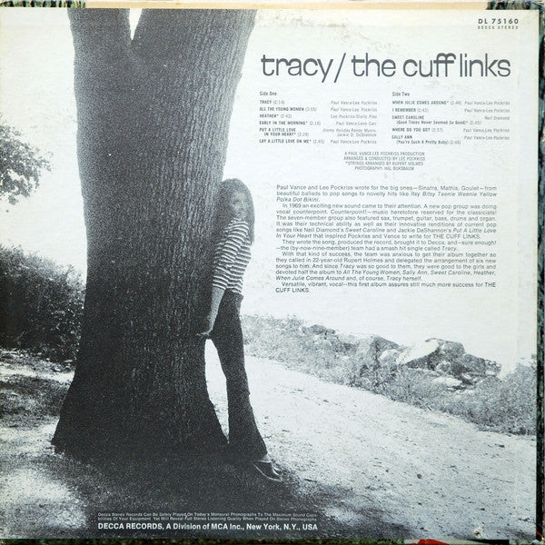 The Cuff Links : Tracy (LP, Album, Glo)