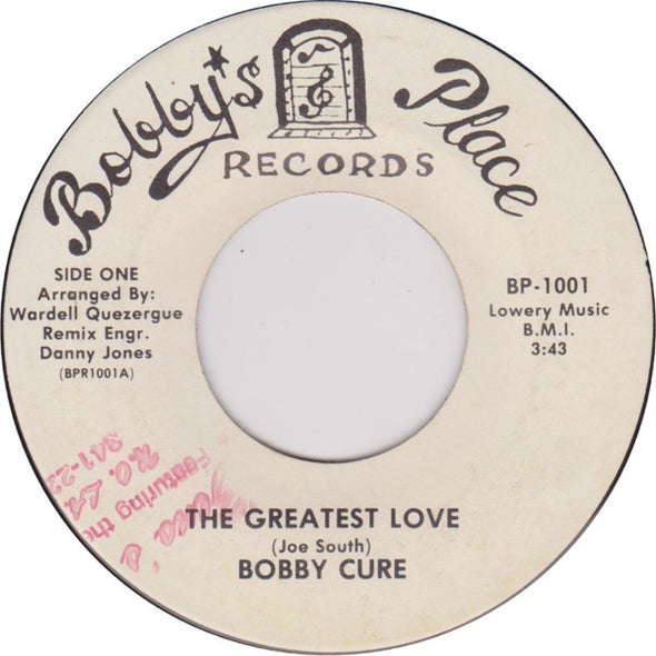 Bobby Cure : The Greatest Love (7")