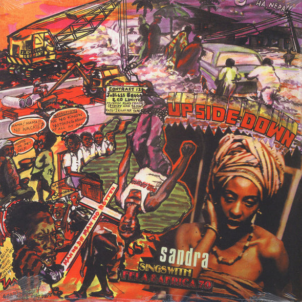 Fela* & Africa 70 : Up Side Down (LP, Album, RE)