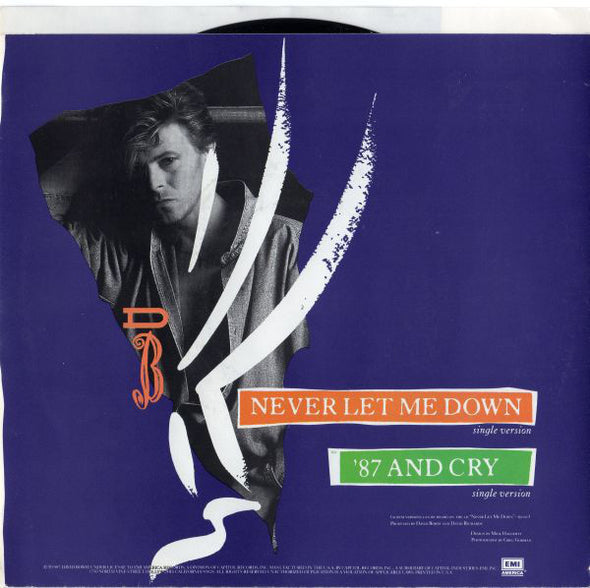 David Bowie : Never Let Me Down (Single Version) (7", Single)