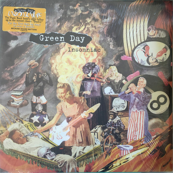 Green Day : Insomniac (LP, Album, RE)