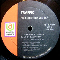 Traffic : John Barleycorn Must Die (LP, Album, Res)
