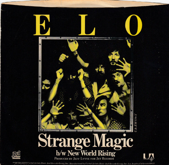 E L O* : Strange Magic (7", Single, Styrene, Ter)