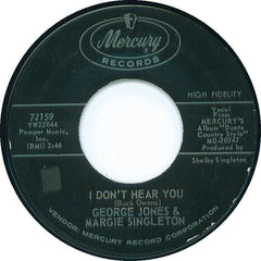 George Jones (2) & Margie Singleton : Are You Mine / I Don't Hear You (7", Single)