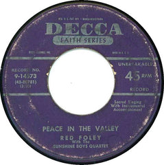 Red Foley : Peace In The Valley (7", Single)