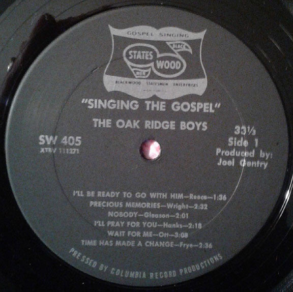 The Oak Ridge Boys : Singing The Gospel (LP, Mono, RE)
