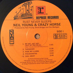 Neil Young & Crazy Horse : Rust Never Sleeps (LP, Album, RE, RM)