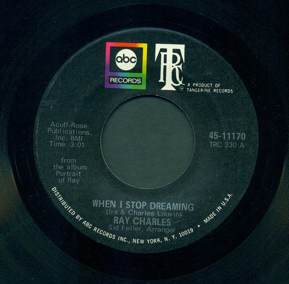 Ray Charles : If It Wasn't For Bad Luck (7", Single)
