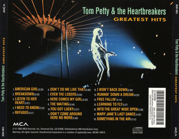 Tom Petty & The Heartbreakers* : Greatest Hits (CD, Comp, Club, RP)